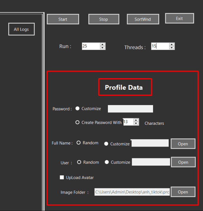 TikTokCreator - Profile Data