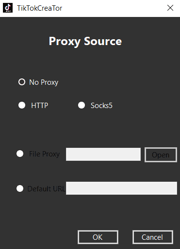 tiktok account creator - proxy source