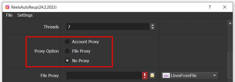 Reels Auto Upload Bot - do not use proxy