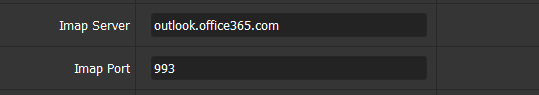 IMAP settings - Twitter creator bot