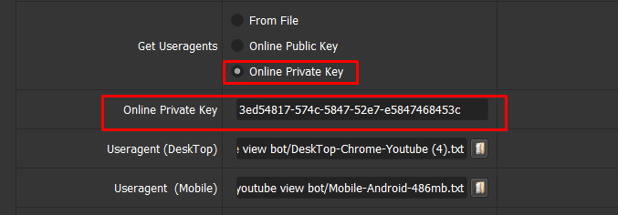 Online private key - youtube view bot