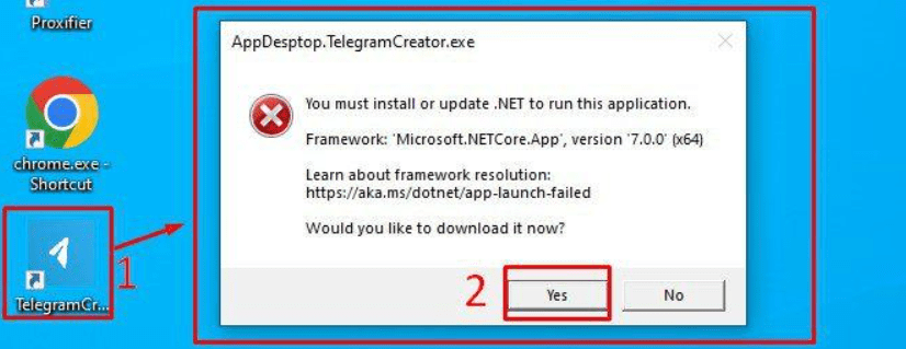 Telegram account creator bot - AppDesktop