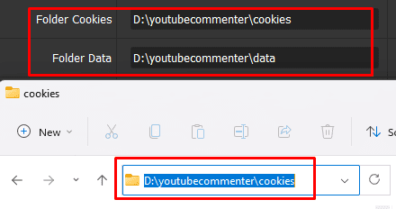 gmail cookies - youtubecommenter 
