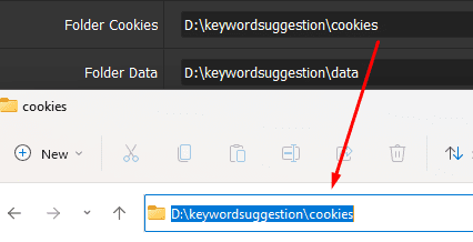 gmail cookies - Keywordsuggestion tool
