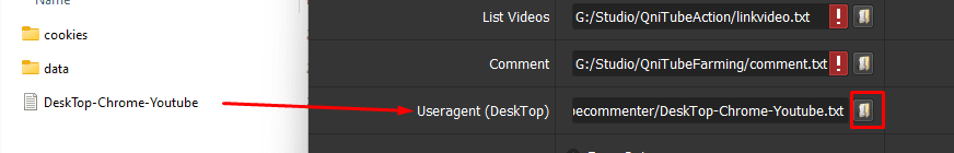 useragents - youtubecommenter