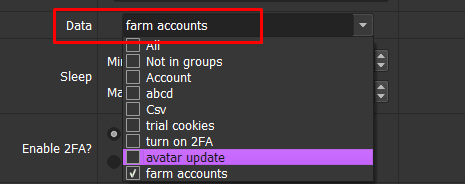 group of accounts to farm - Facebook farming tool