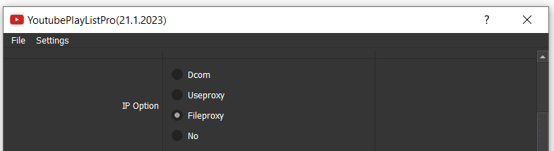 youtube playlist tool - fileproxy