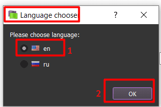 youtube playlist bot - choose language