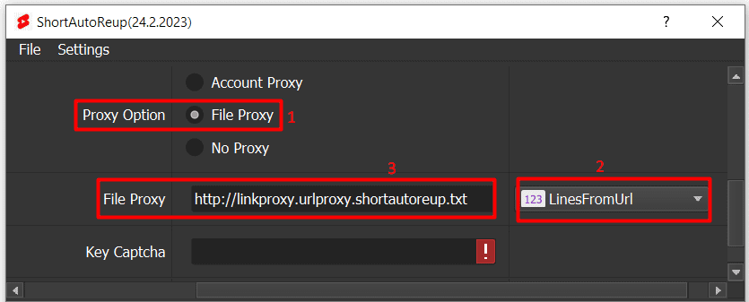 Short auto uploader - proxy url