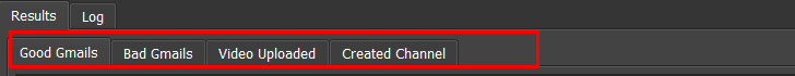 Results section - Youtube reup bot