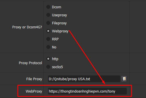 Web proxy for Youtube view software