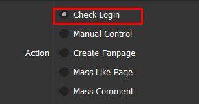 Check login - Phần mềm tăng like Facebook