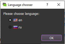 Chọn ngôn ngữ - Phần mềm tạo tài khoản Twitch 