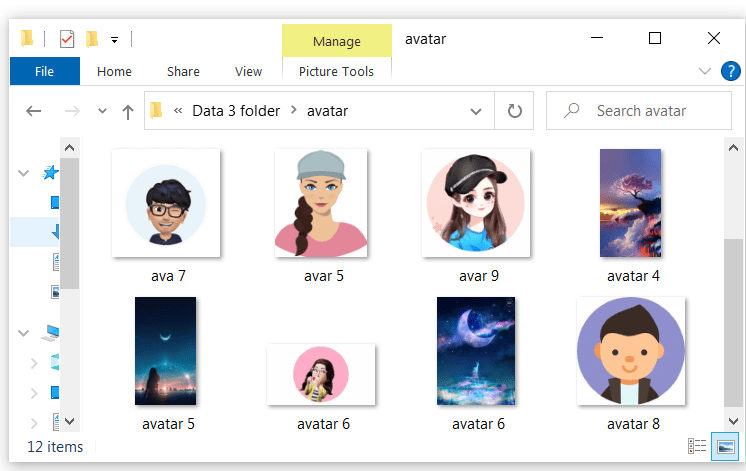avatar folder  - TikTok auto bot