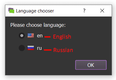 choose language - auto edit bulk X accounts