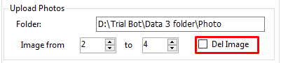 Upload photos - Do not delete Image - Tinder bot