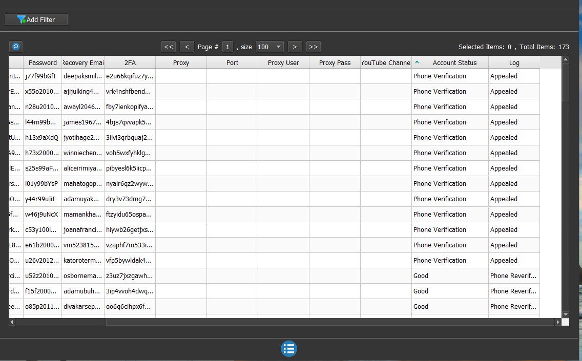 Kết quả xác minh số điện thoại - Tool kháng Gmail