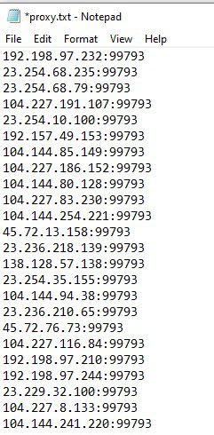 File proxy - Tool kháng Instagram