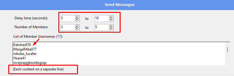 send messages by username - telegram marketing tool