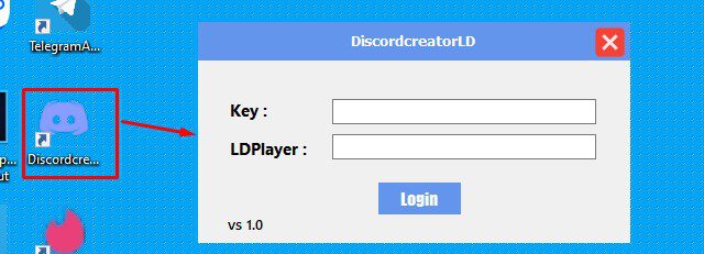 Mở tool tạo Discord
