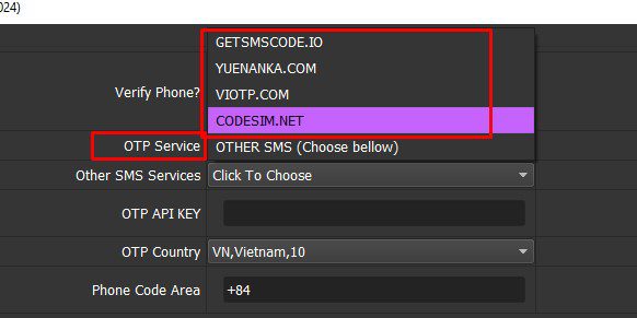 Website thuê sim Việt Nam - Tool kháng Instagram