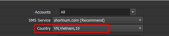 Quốc gia thuê sim - Phần mềm add số điện thoại Hotmail