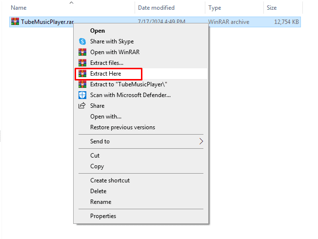 extract file - increase youtube music plays