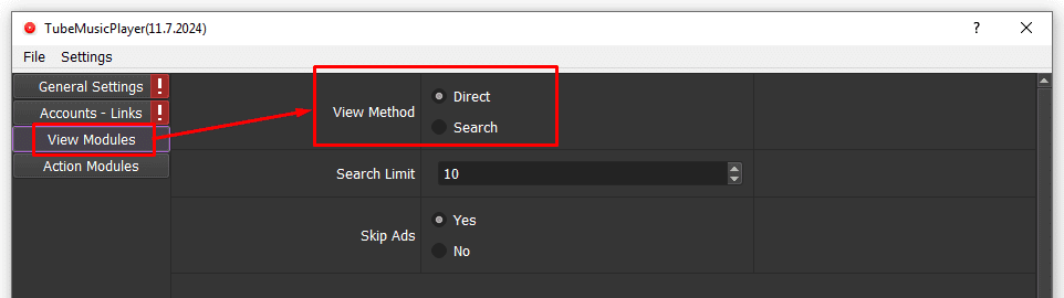 view method - direct - youtube bot