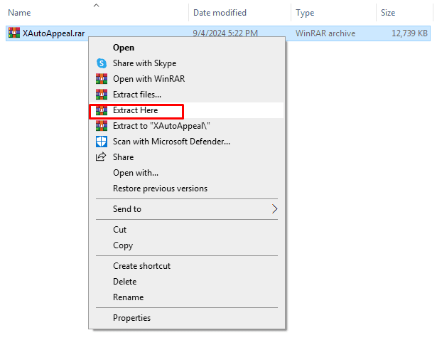 extract file - appeal suspended X accounts