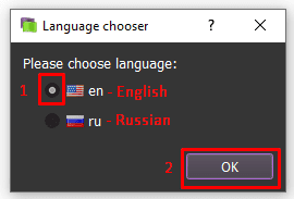 language chooser - manage multiple youtube channels