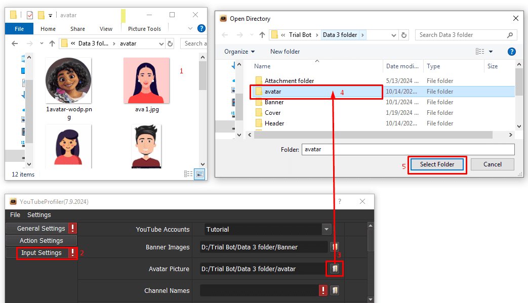 avatar picture - youtube bot