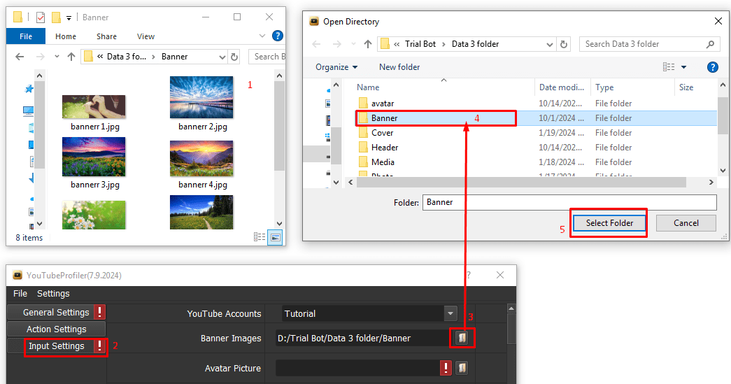 banner  - tool YouTube
