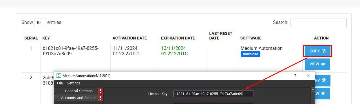 license-key-medium-automation-tool