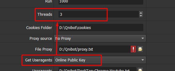 Dẫn file trình duyệt ảo vào tool tạo tài khoản X