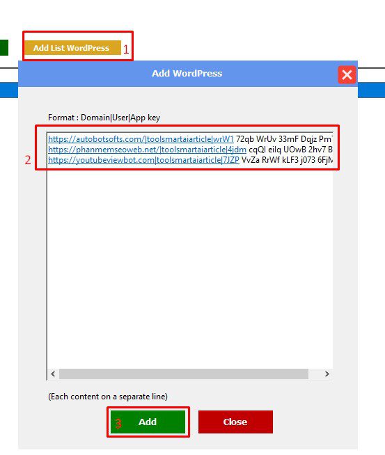 Nhập các website và tool viết bài SEO