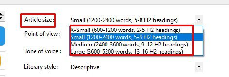Article Size - Phần mềm viết bài SEO