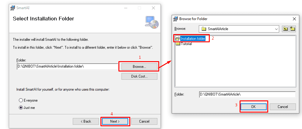 installation folder - Ai writing tools for WordPress