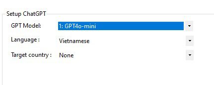 Setup ChatGPT - Phần mềm viết bài SEO