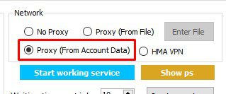 Data proxy trong phần mềm Instagram Phone Farm