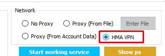 HMA VPN - Phần mềm Instagram phone farm