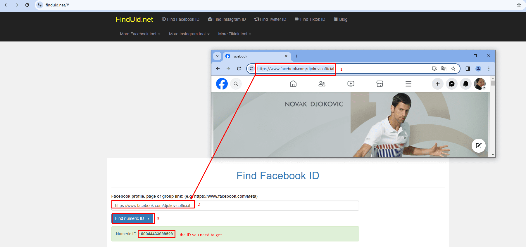 get uid - facebook phone farm 