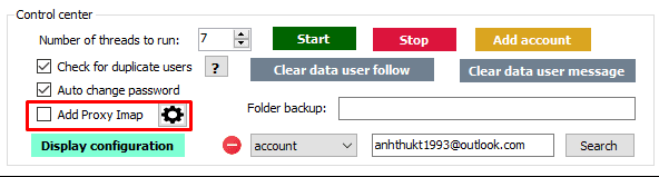do not add proxy imap