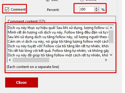Bình luận Youtube - Phần mềm Youtube phone farm