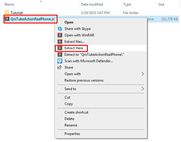 extract file - YouTube phone farm 