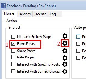 Farm post - Phần mềm Facebook phone farm