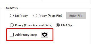 Không dùng proxy Imap - Phần mềm Facebook real phone