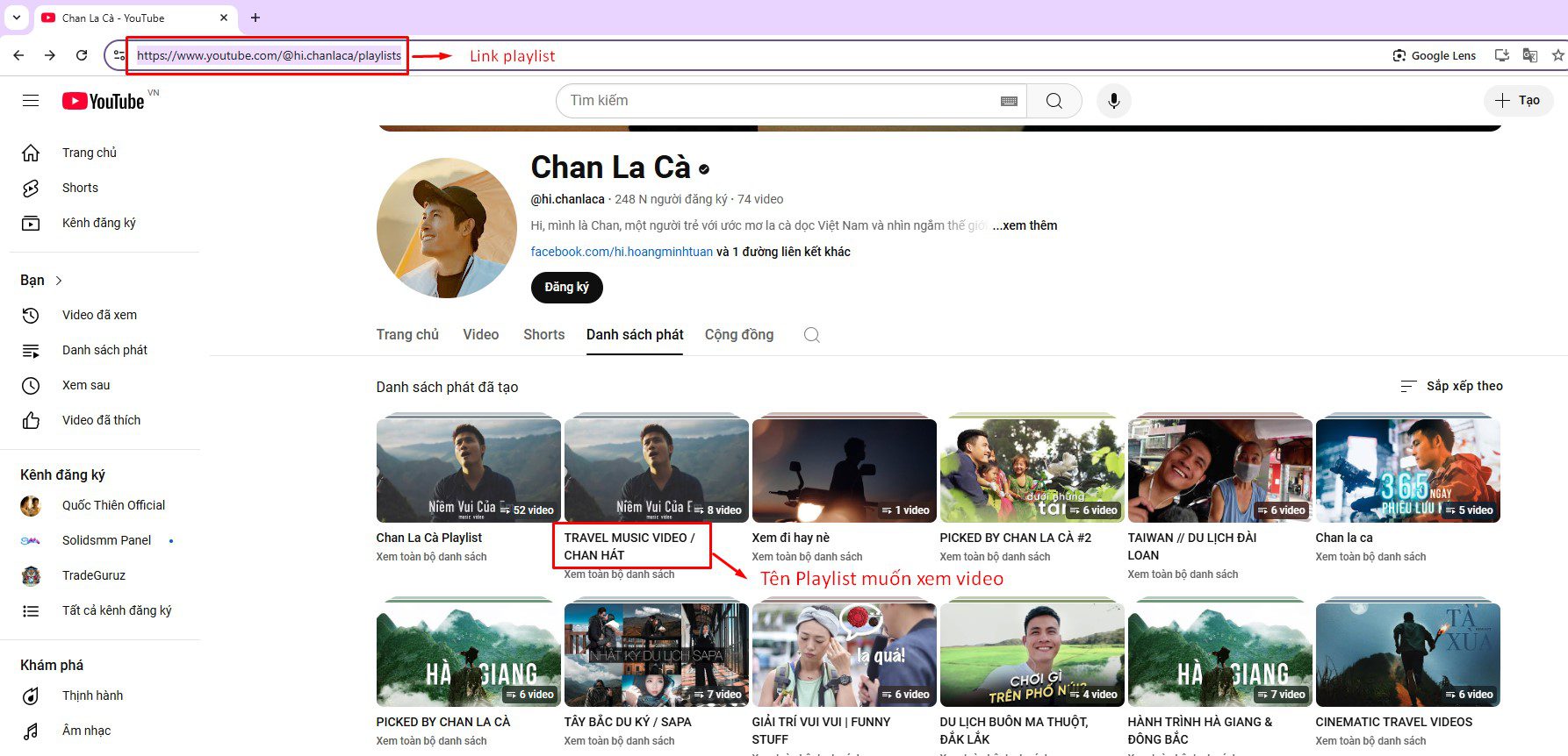 Lấy data palylist - Phần mềm Youtube phone farm