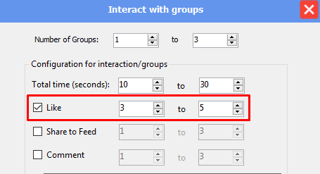 like - interact with groups - phone farm bot - facebook bot