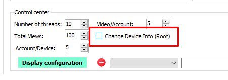 Không thay đổi thiết bị - Phần mềm Youtube phone farm