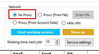 Không dùng proxy trong phần mềm Instagram Phone Farm